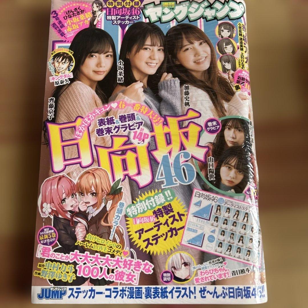 週刊ヤンジャン ヤンマガ ガンガン 日向坂46複数メンバー表紙 9冊セット