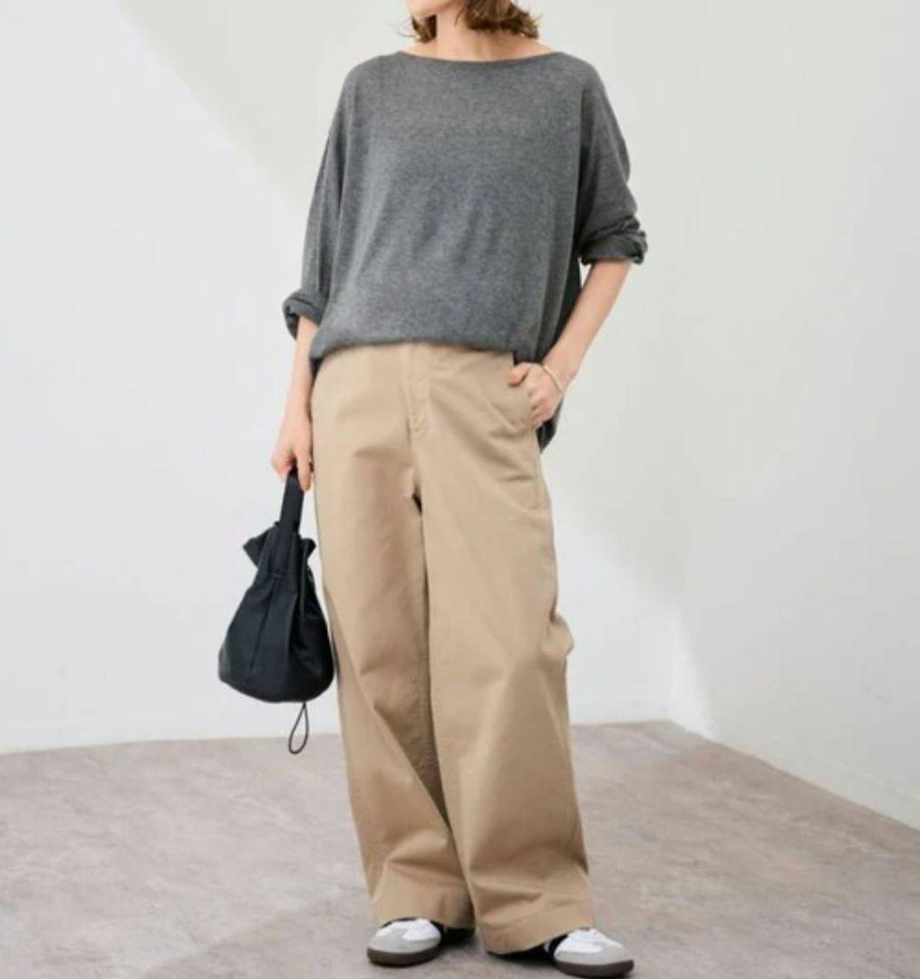 《FRAMeWORK》 OVER SIZED CHINO パンツ ベージュ 38