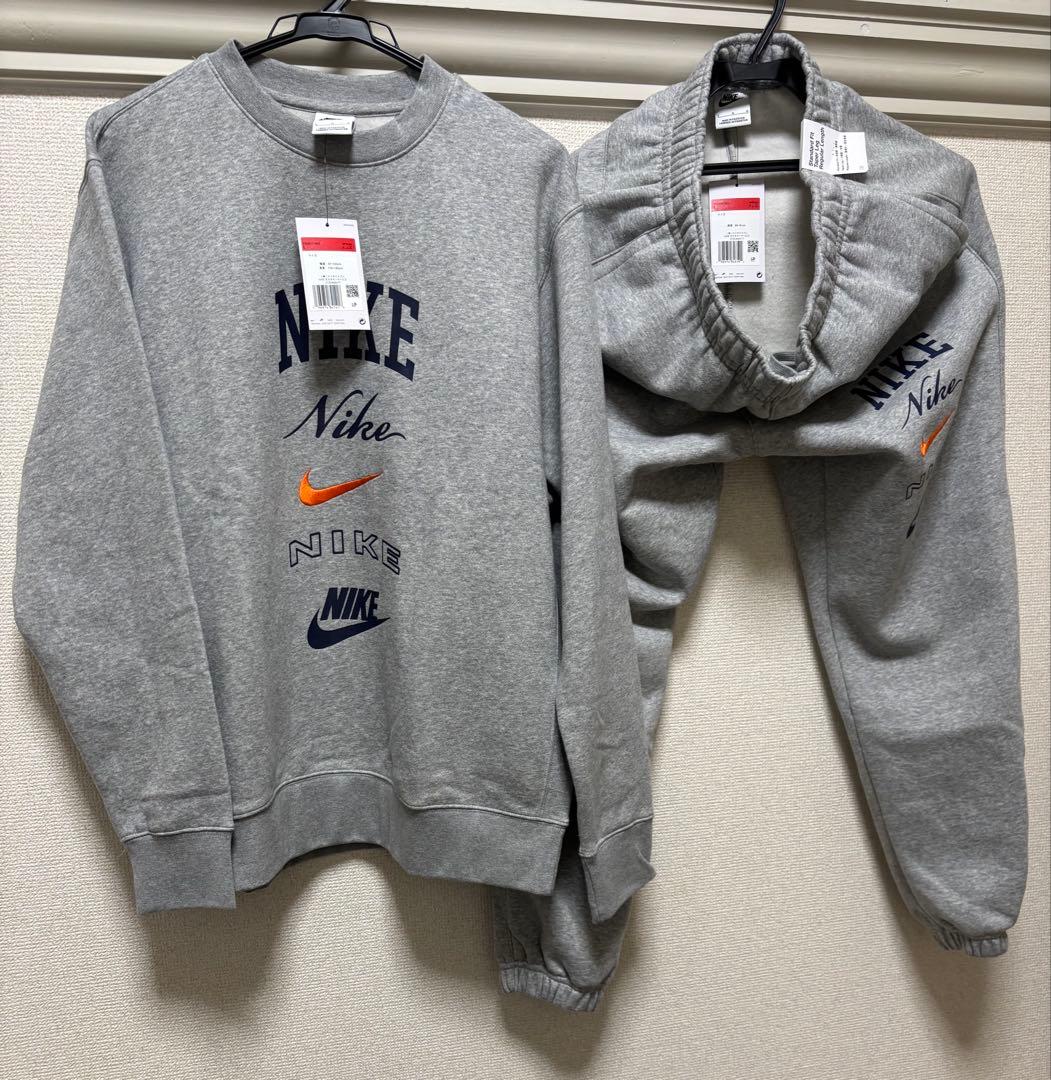 ナイキ 上下セット クラブ フリース FN2644-063+FN2611-063 - メルカリ