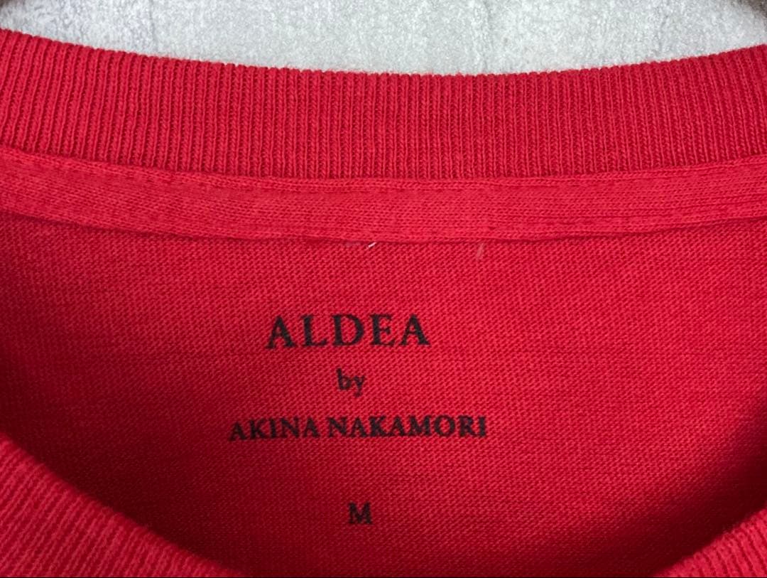中森明菜☆ALDEA FC限定☆還暦祝いT☆赤☆Mサイズ☆レア☆クリーニング