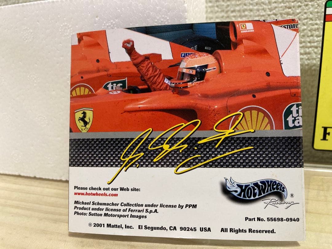 Ferrari F-2001 1:18 •'シューマッハ 通算52回のGP優勝」 - メルカリ