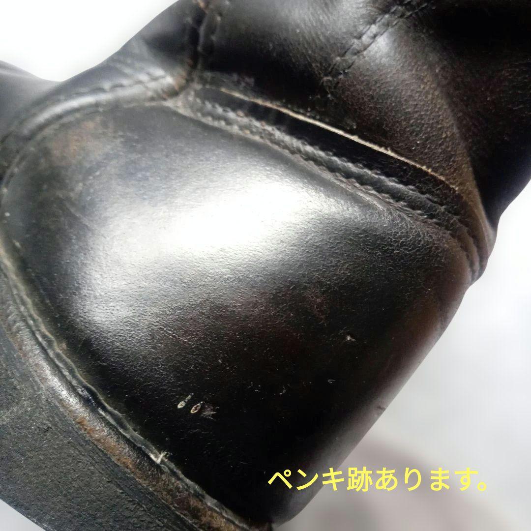 Red Wingペコスブーツ8169 ペコス黒6ハーフ茶芯98年製ソールカスタム