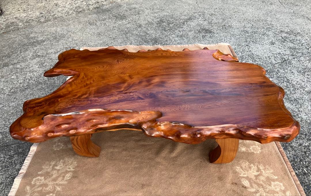 【カカオ様】一枚板 天然木 ローテーブル 130cm幅 楽天市場】座卓 ローテーブル センターテーブル 天然木 無垢 一枚板 天