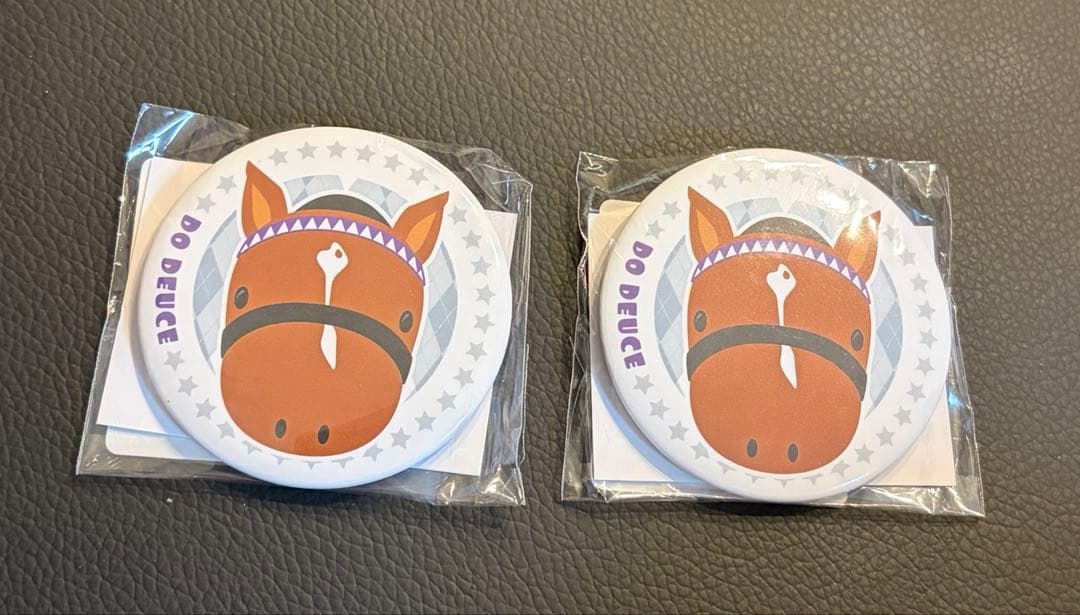 DMMスクラッチ サラブレッドコレクション 缶バッジ D-1 ドウデュース