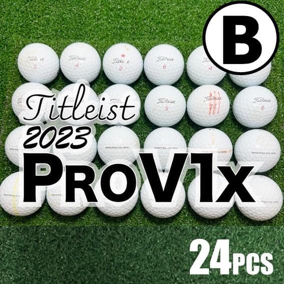B40】Titleist PROV1X 2023年 白 ロストボール24球 - メルカリ
