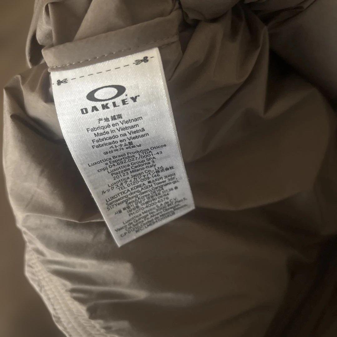 オークリー ダウンジャケットパーカー ブラウン 茶 ダブルジップ