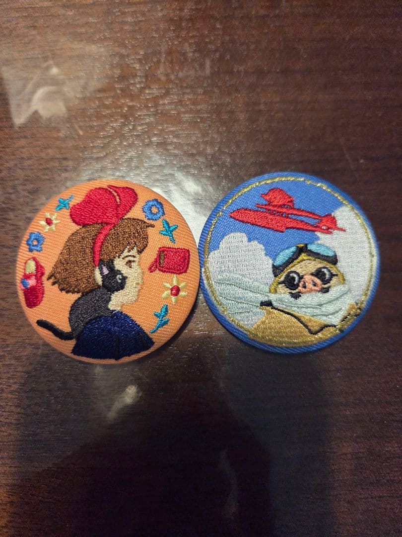紅の豚 魔女の宅急便 ジブリ刺繍缶バッジセット - メルカリ