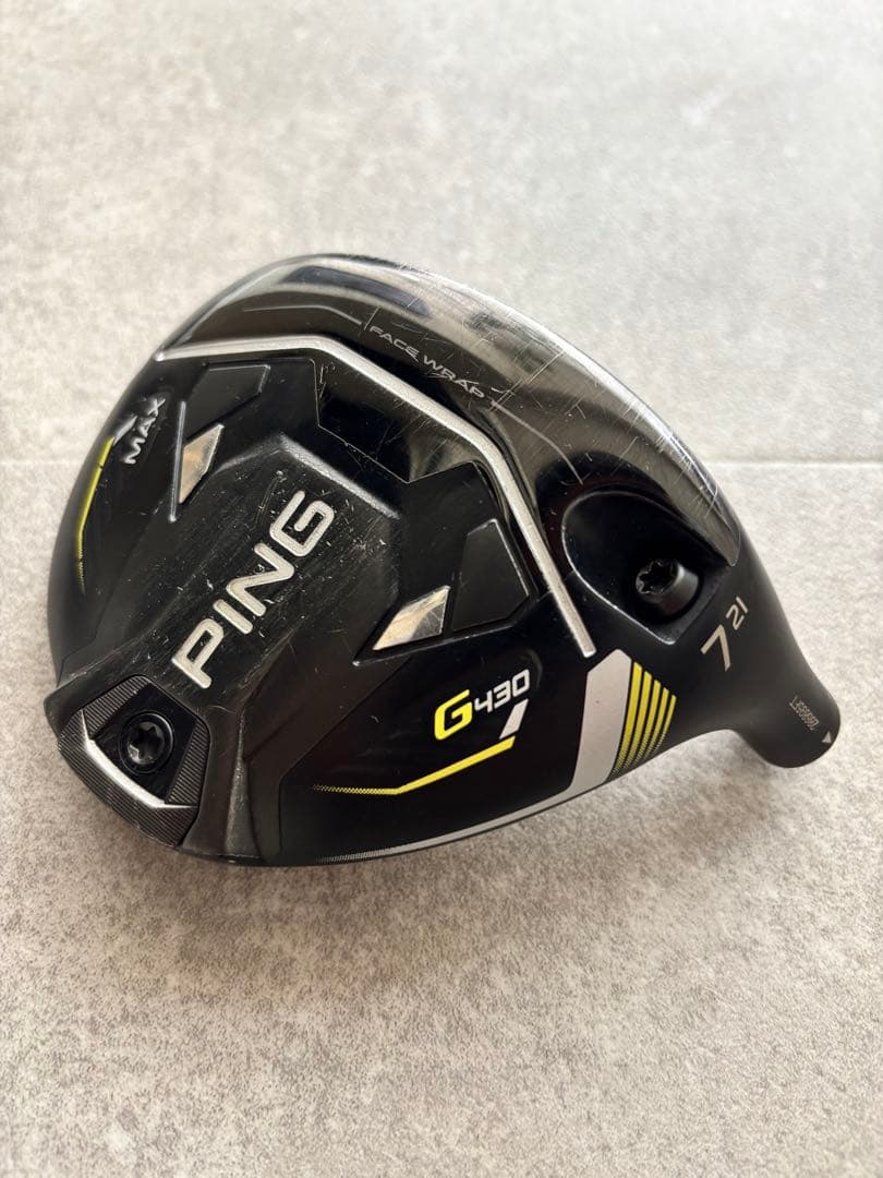 超人気 PING G430 MAX 7W ヘッドのみ カバー付 ピン - メルカリ