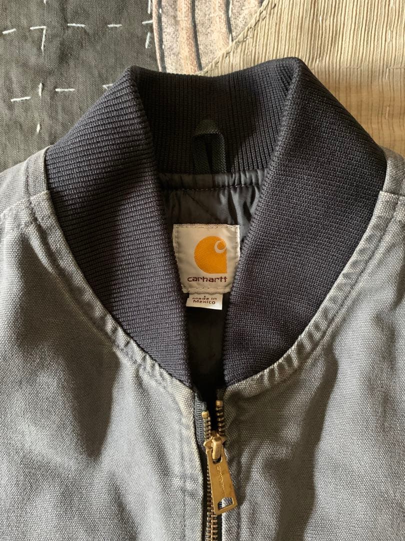 00s carhartt vtg ダック ベスト シャドー V02 029 灰色 - メルカリ
