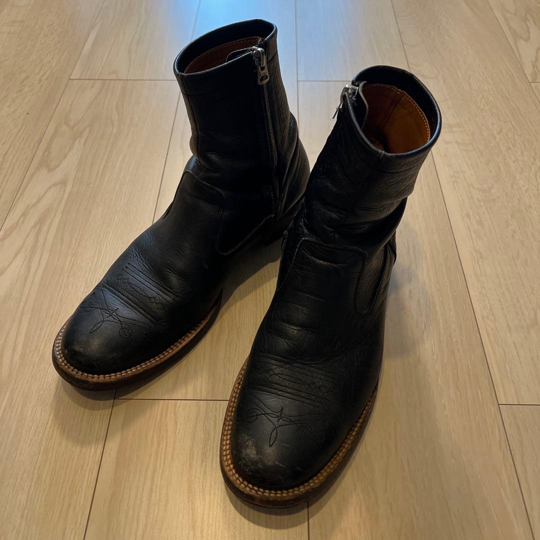 美品】RUDE GALLERY サイドジップブーツ - メルカリ