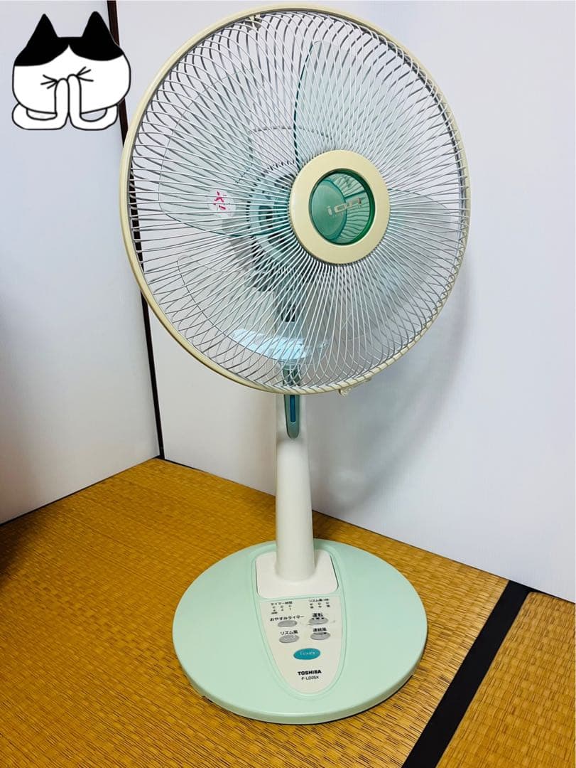 東芝TOSHIBA東芝扇風機 F-LF25X マイナスイオン発生器ミントグリーン