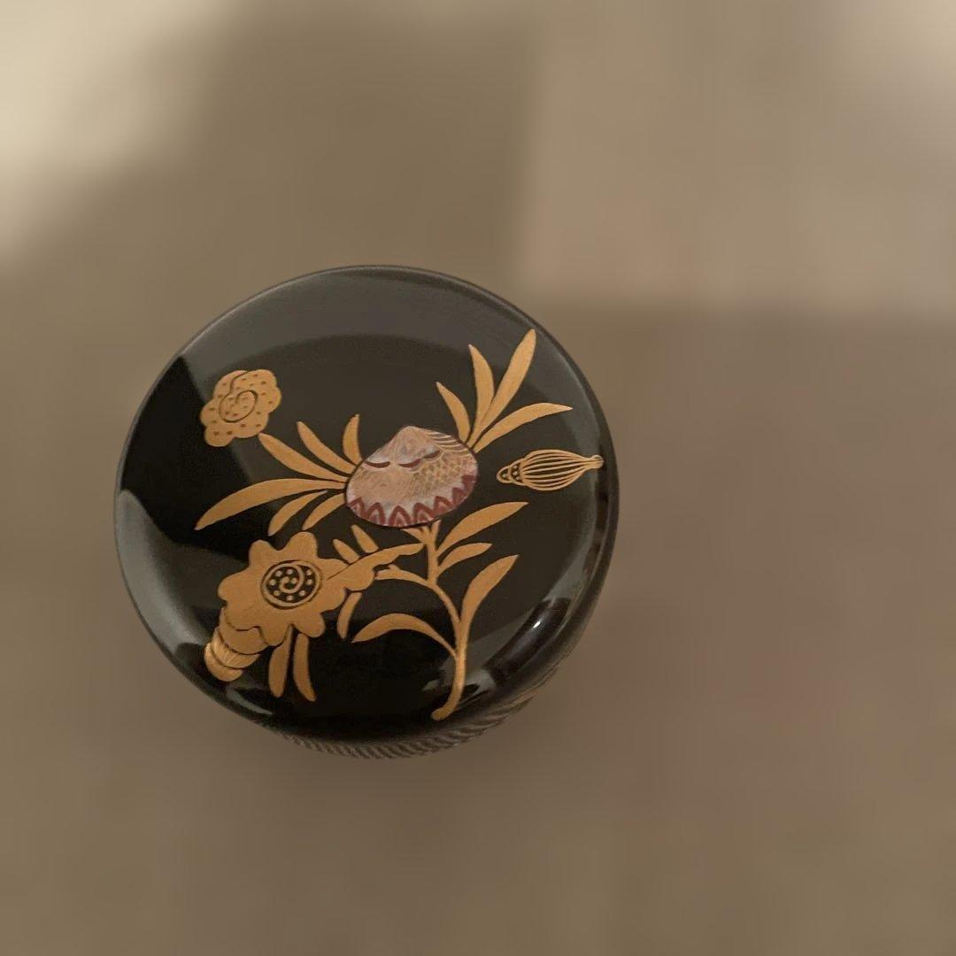 海松貝蒔絵 中棗 平安 鈴木光入