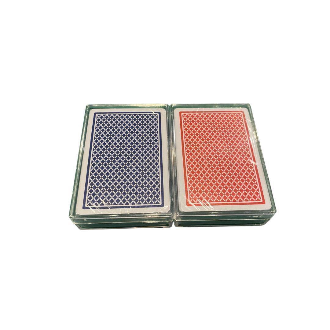 4色トランプ 赤青2個セット ポーカー用 - メルカリ