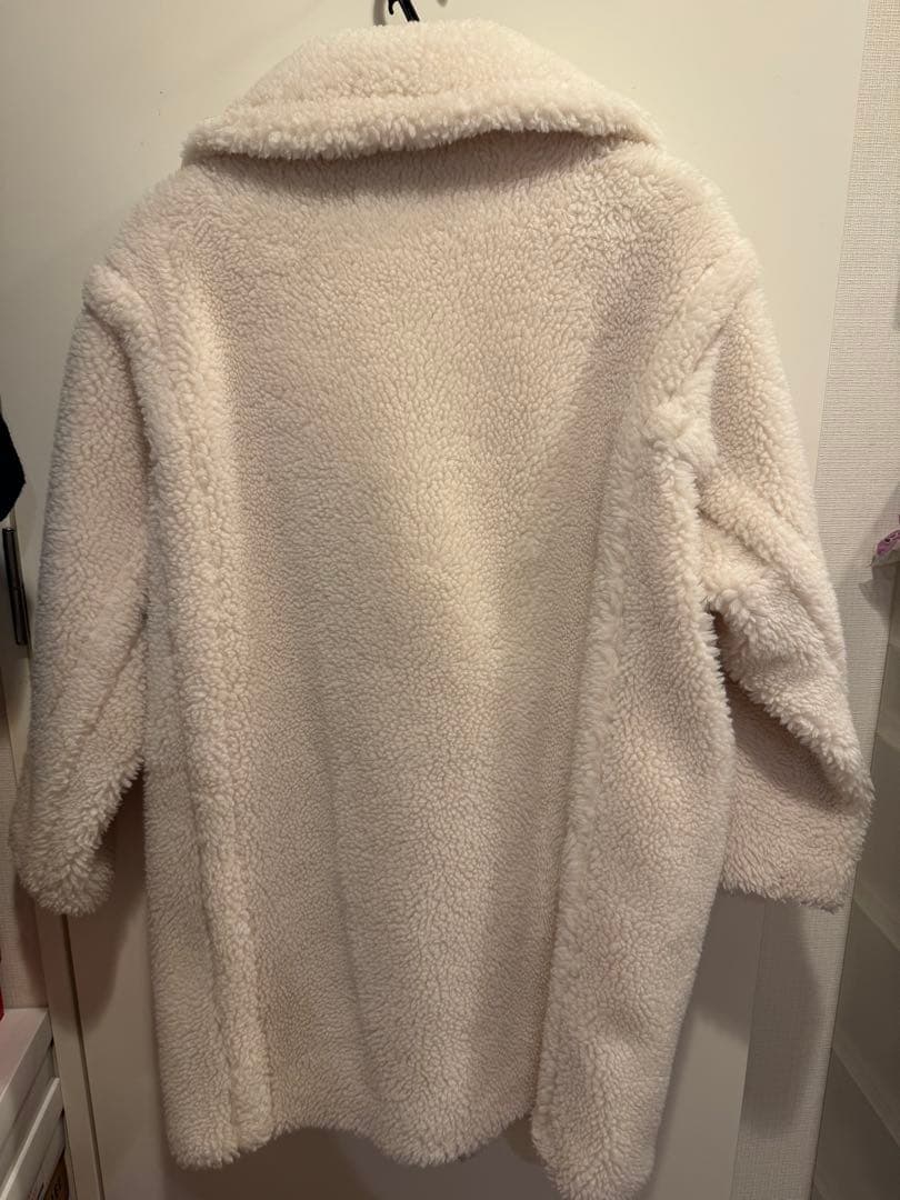 アルアバイル ウールMIXボアピーコート【白洋社ローヤルクリーニング済