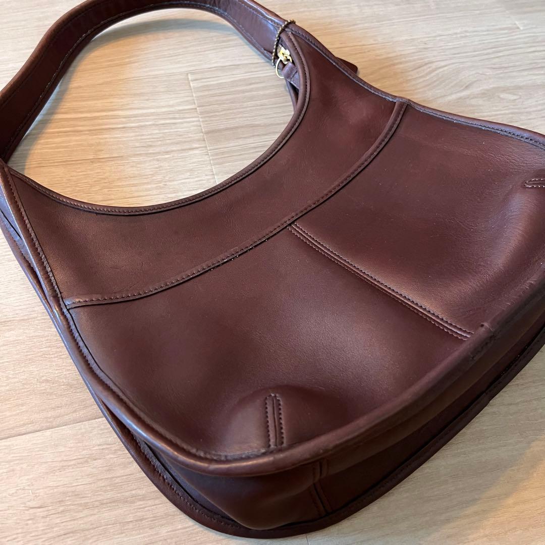 COACH】オールドコーチエルゴワンショルダーバッグ茶色ヴィンテージ