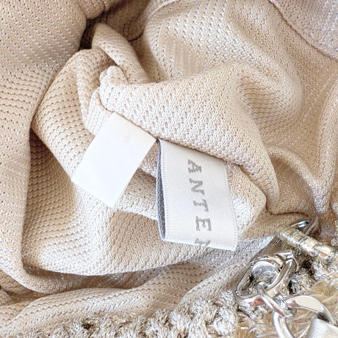 アンテプリマ ペルラグリッター 3wayハンドショルダーバッグ シルバー