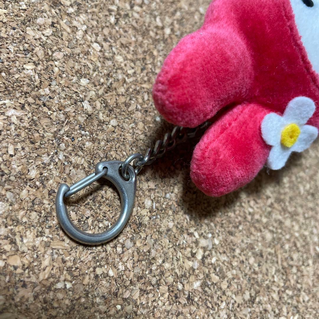 マイメロディキーホルダー 赤メロ レトロ サンリオ - メルカリ