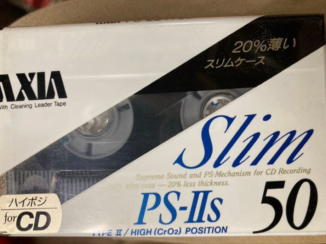 AXIA PS-IIS Slim カセットテープ 50分タイプ2ハイポジション - メルカリ
