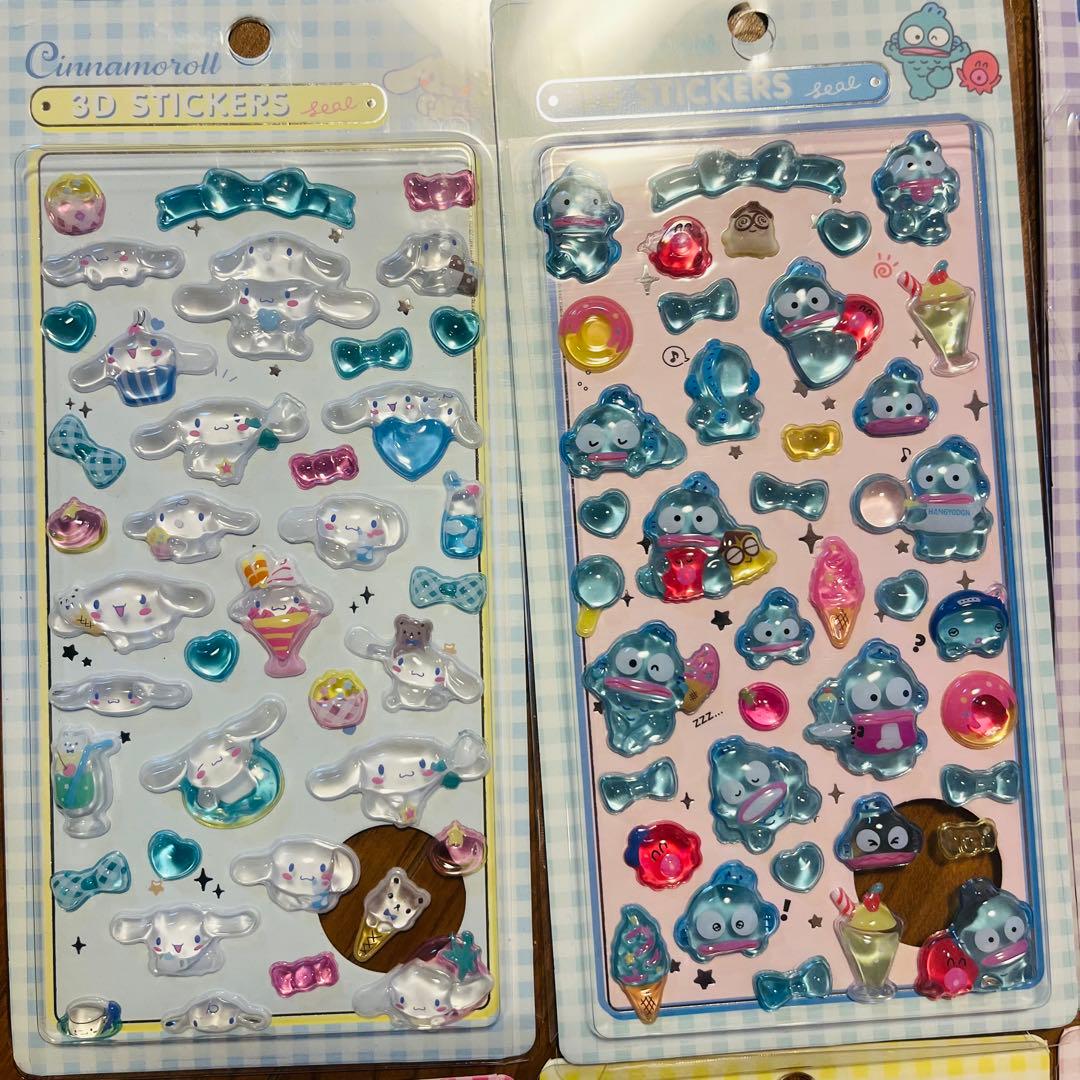 サンリオ ボンボンドロップシール キャラクター 8枚セット ラストワン