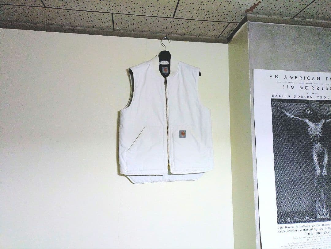 ✨今日だけ価格⚪Carhartt ダックベストホワイト 《レア》