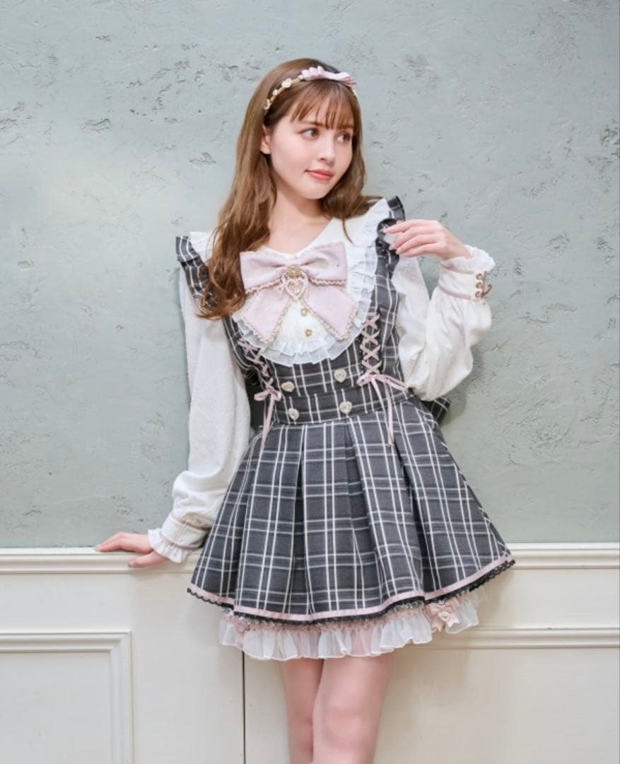 lizlisa リズリサ フリルヨークリボンセットアップ - メルカリ