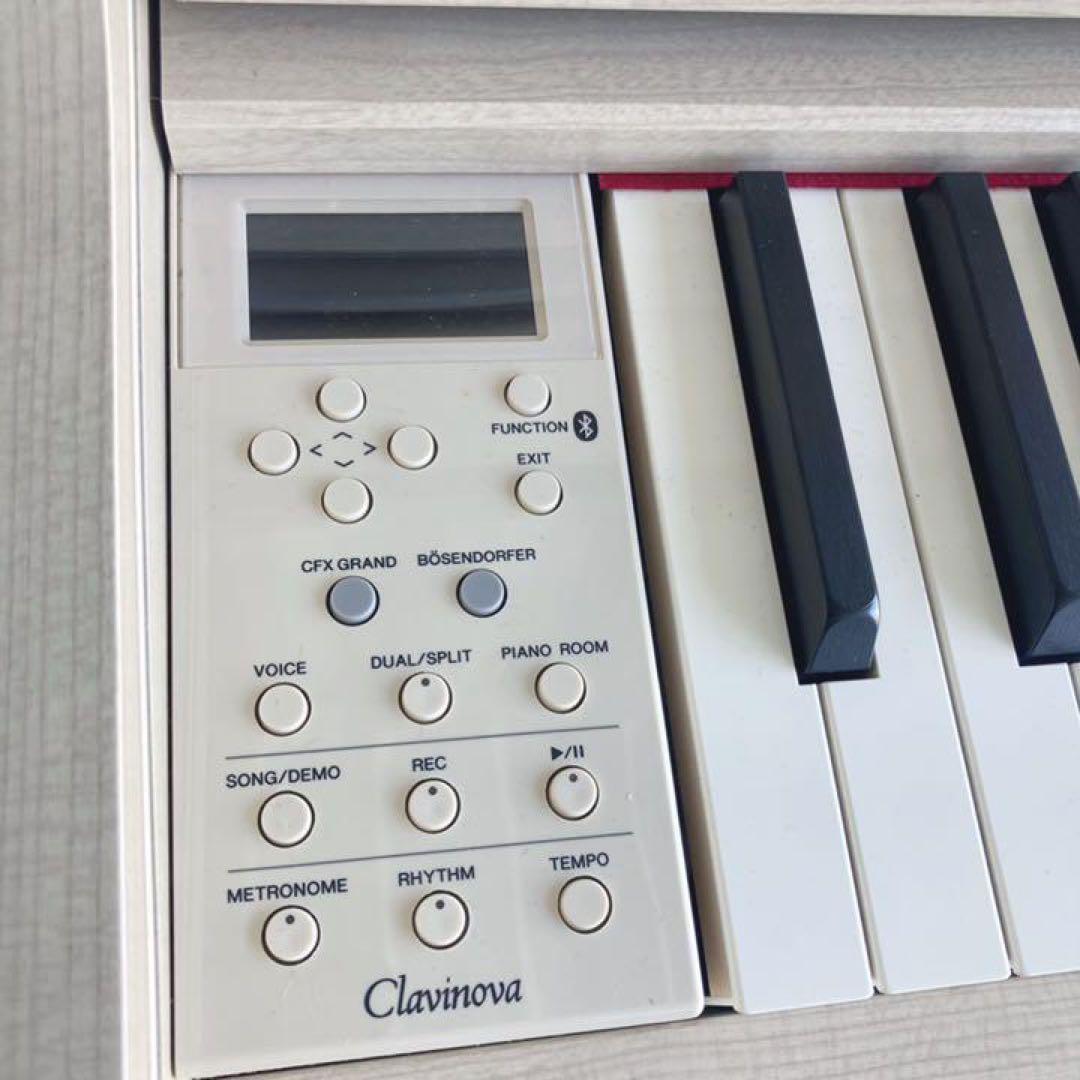 取付無料！ヤマハ クラビノーバ CLP-645 電子ピアノホワイトアッシュ調