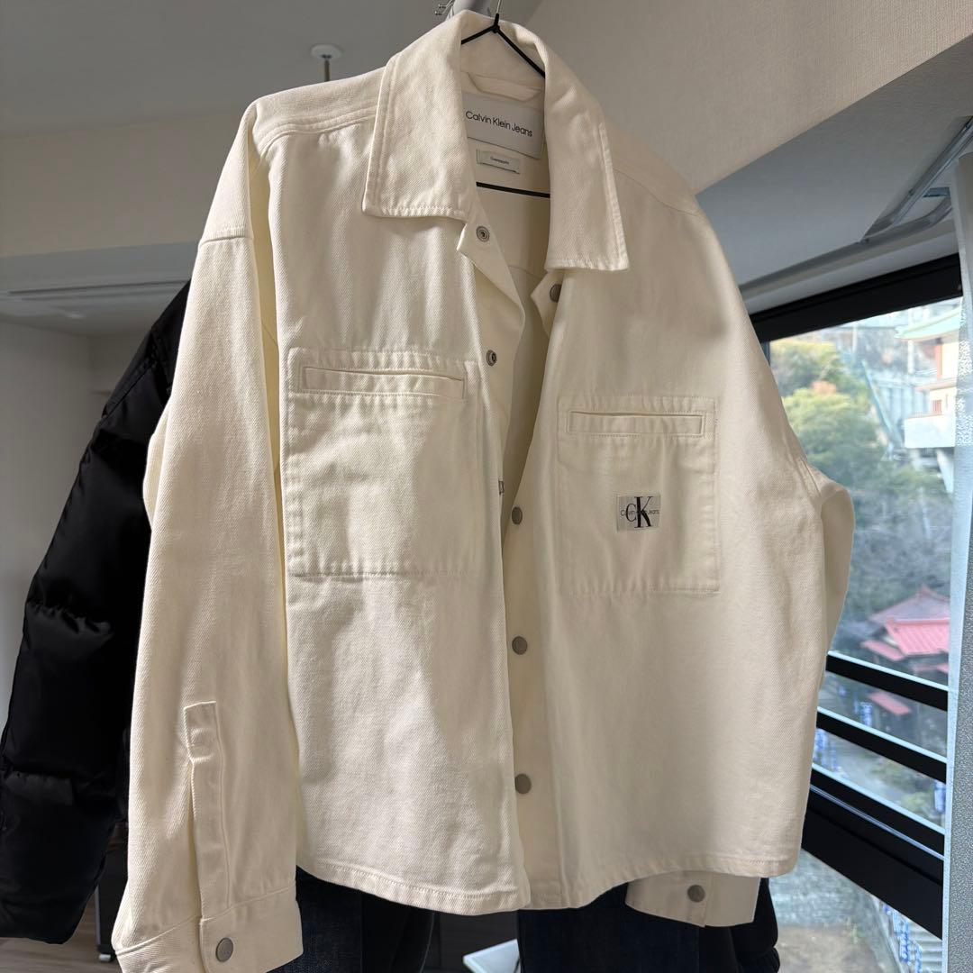 Calvin Klein Jeans Gジャン白セット - メルカリ