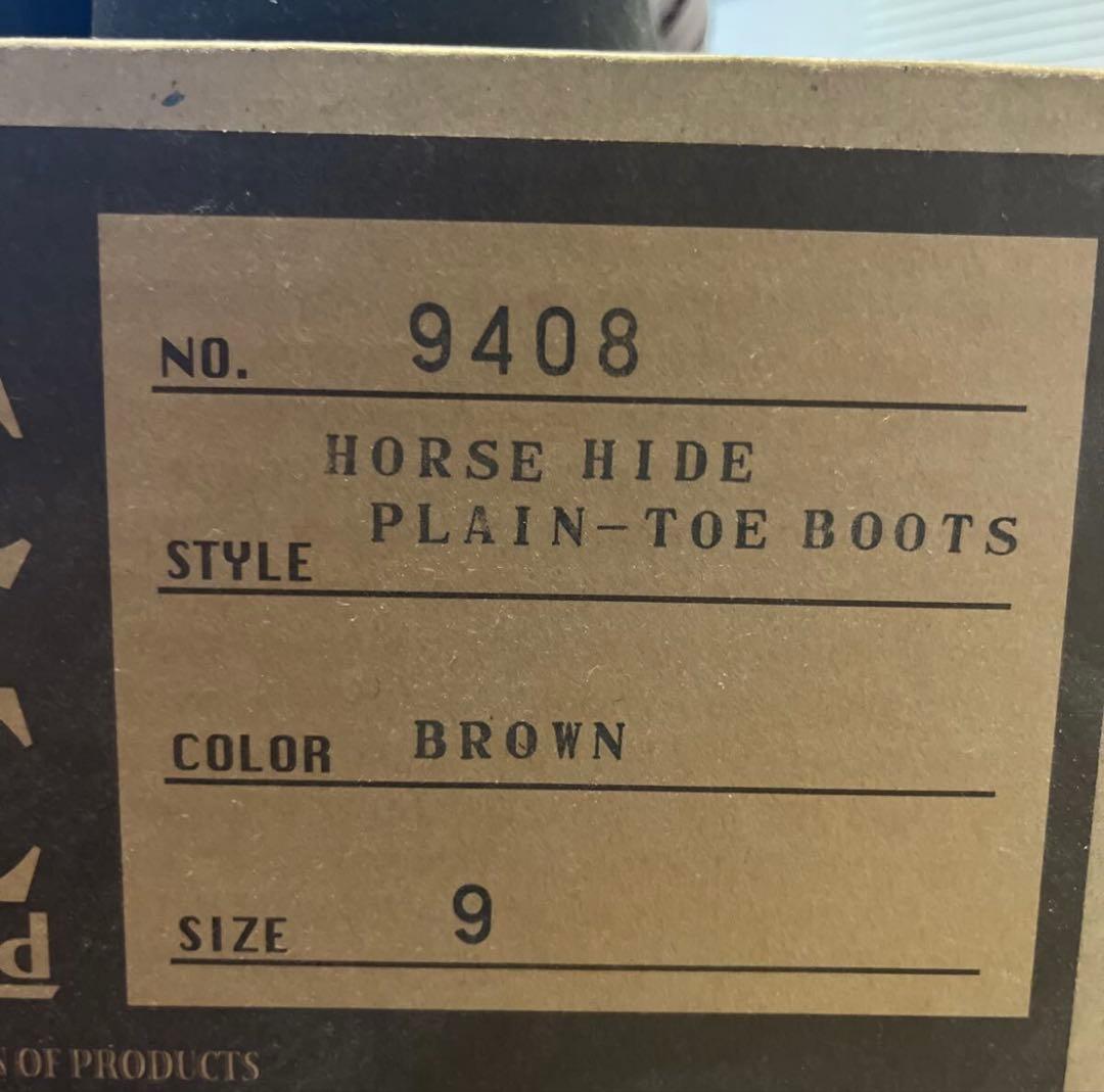 ウェアハウス ホースレザーブーツ ホースハイド 9 WAREHOUSE 27.0