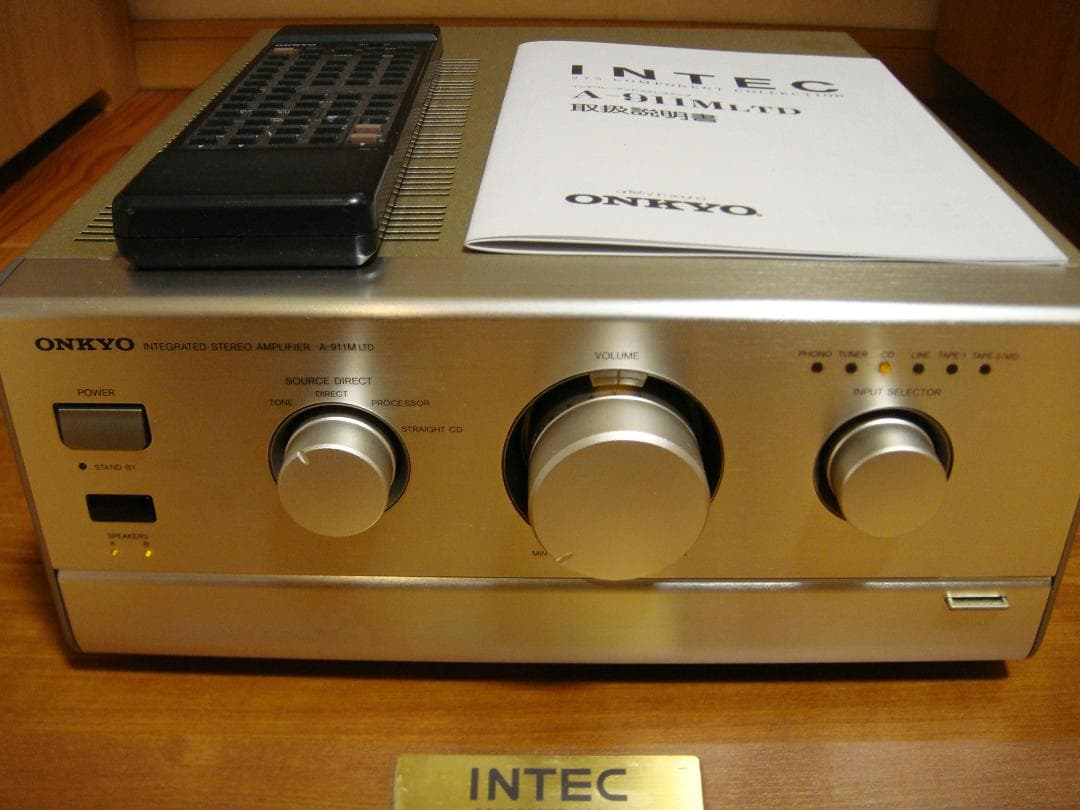 整備済 ONKYOオンキョー アンプ A-911M LTD リモコン取説付 - メルカリ