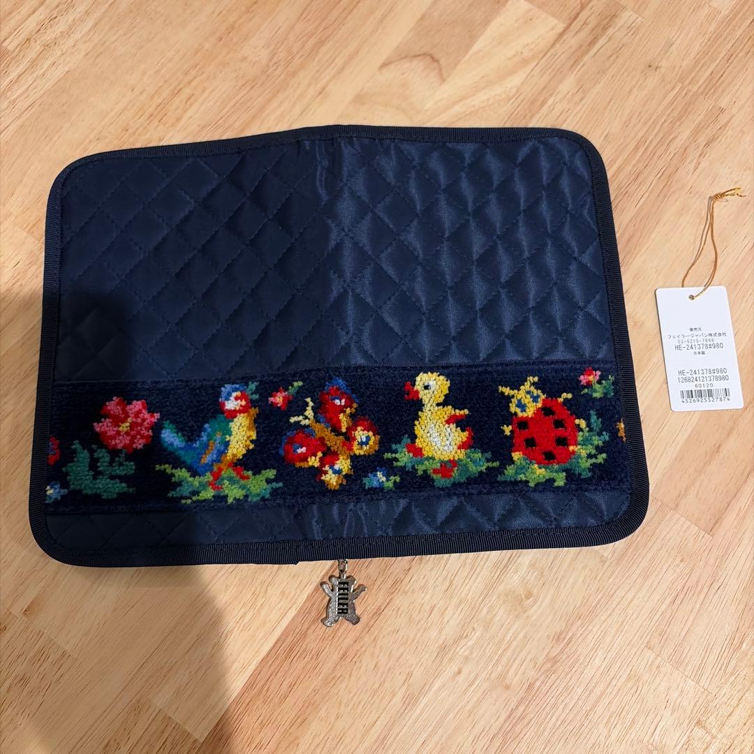 FEILER ハイジネイビーストライプマルチケース母子手帳ケース 楽天市場