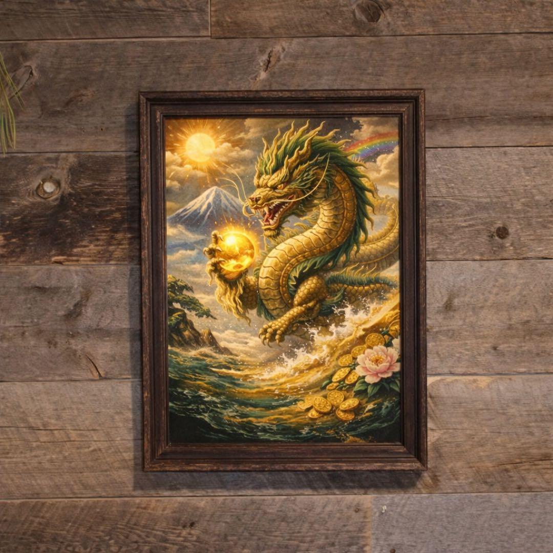 開運絵画】龍のお導き|占い|金運|呪物|御利益|宝くじ - メルカリ