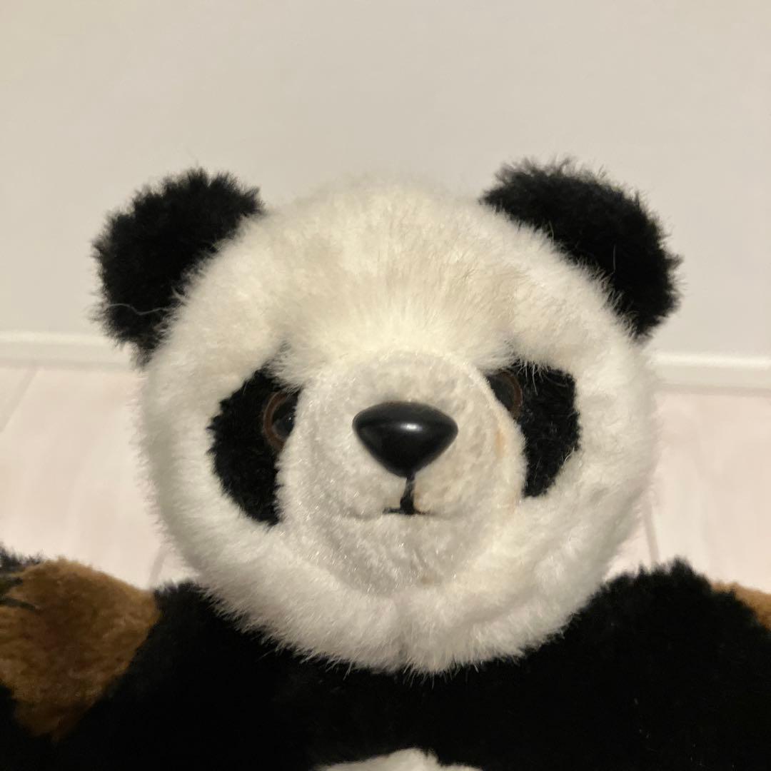 3F 昭和レトロ パンダ ハンドパペット ぬいぐるみ 当時物 ヴィンテージ