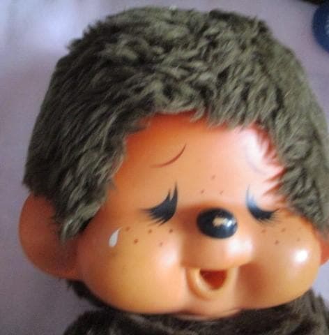 モンチッチ ぬいぐるみ2体 セキグチ 泣き顔 赤いスタイ 男の子 BIG