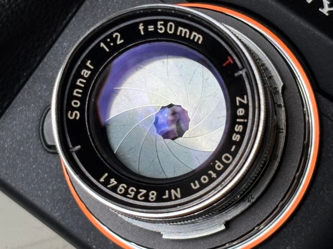Zeiss Opton Sonnar 50mm f2 ＋マウントアダプター