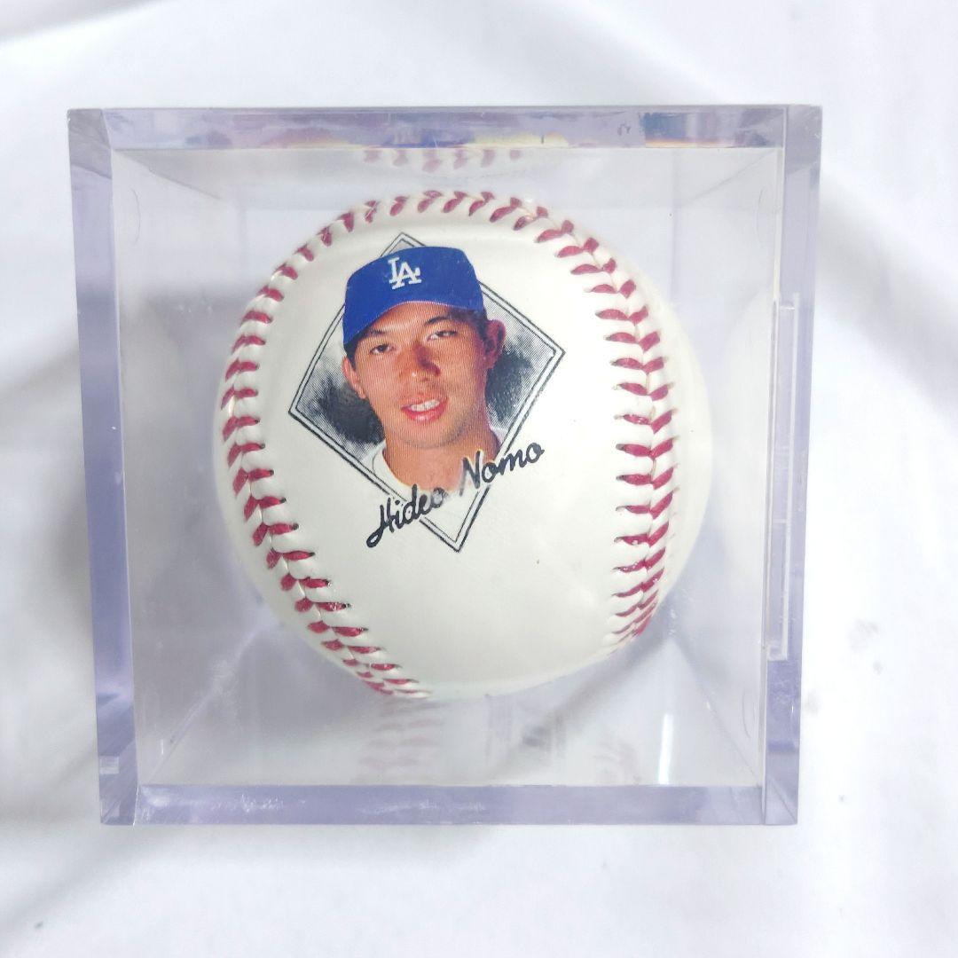 野茂英雄 メジャーリーグ 記念ボール フォトボール ドジャーズ Dodgers
