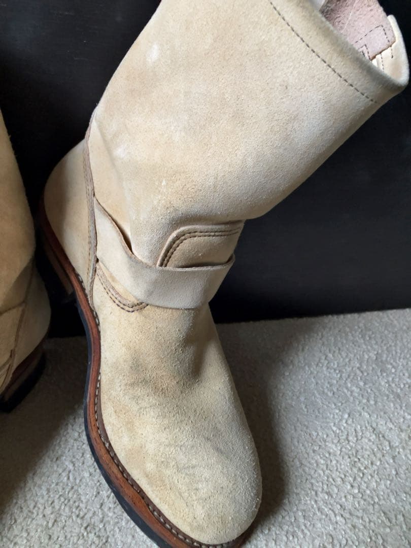 希少10D・廃盤】レッドウィング 8268 スエード エンジニアブーツ
