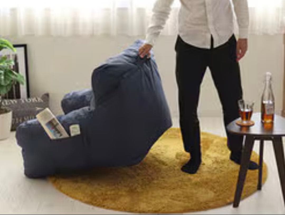 ヤマソロ 83-832 LIBREST 圧縮ウレタン ソファ1P モスグリーン