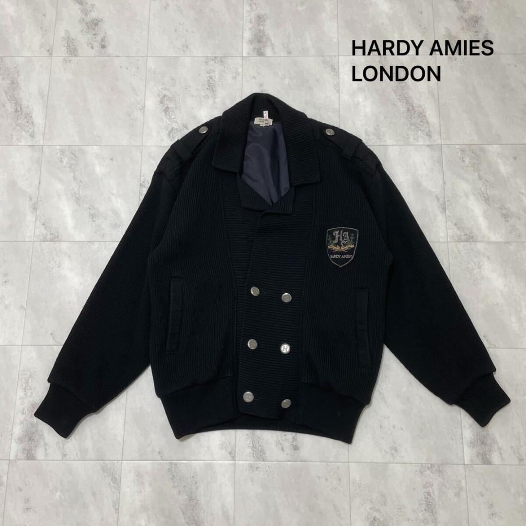 ハーディエイミス ロンドン ダブル ニットカーディガン ニット 英国