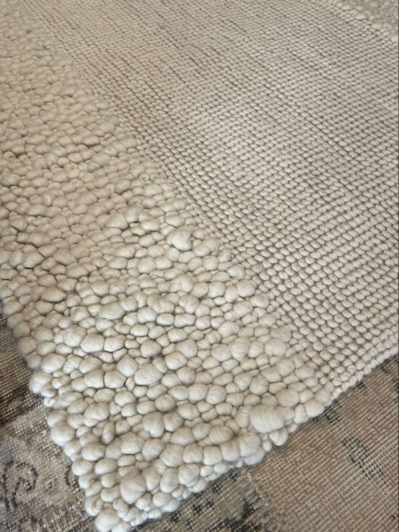 JOURNAL STANDARD ファ二チャーウールー100% ラグ アイボリー - メルカリ