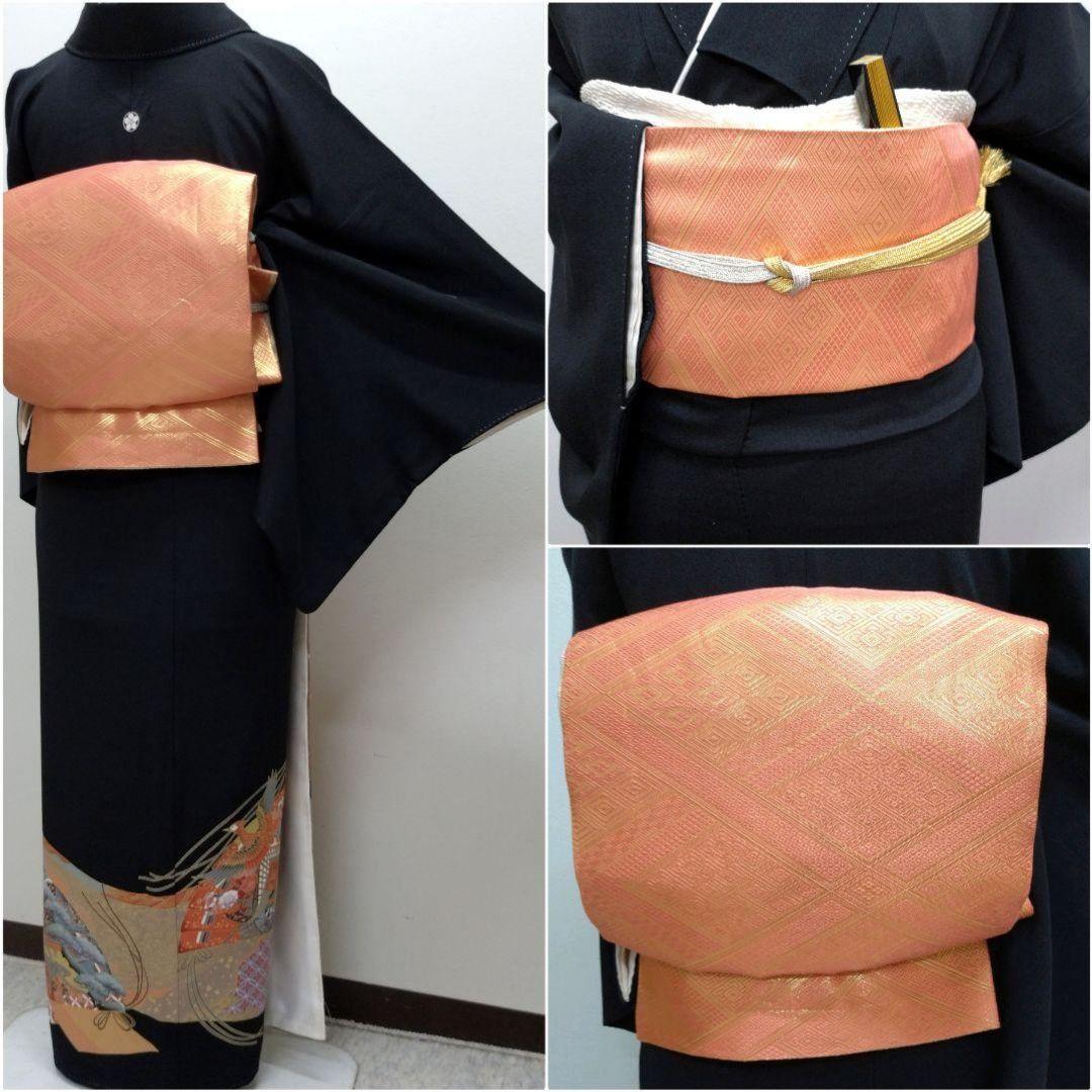 708 半額セール 正絹 美品 格調高い 友禅黒留袖 5点フルセット - メルカリ