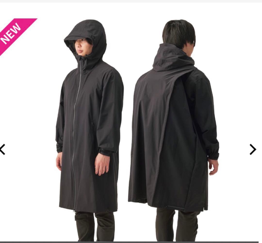 ワークマン ソロテックス（R）使用 バッグイン3WAYロングレインコート