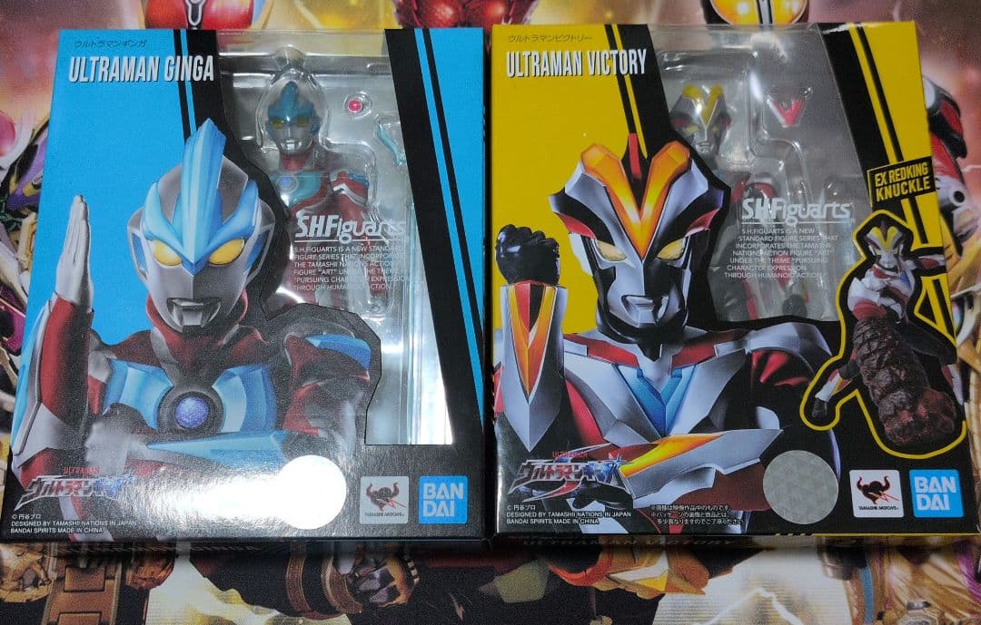 フィギュアーツ　ウルトラマンギンガ　ウルトラマンビクトリー　セット ウルトラマンギンガとウルトラマンビクトリーがウルトラマン ニュー