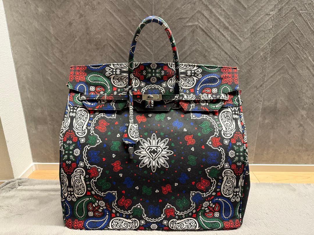 【hermetic × NUBIAN】 travel bag Moroccan Leather Artisanal Travel Bag - Leather Travel bag