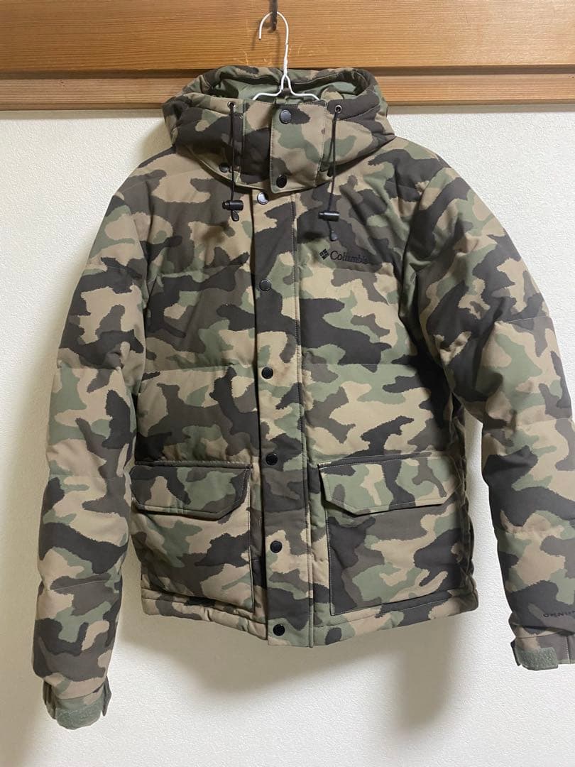 24時間限定 Columbia 迷彩柄 ダウンジャケット Sサイズ希少 - メルカリ
