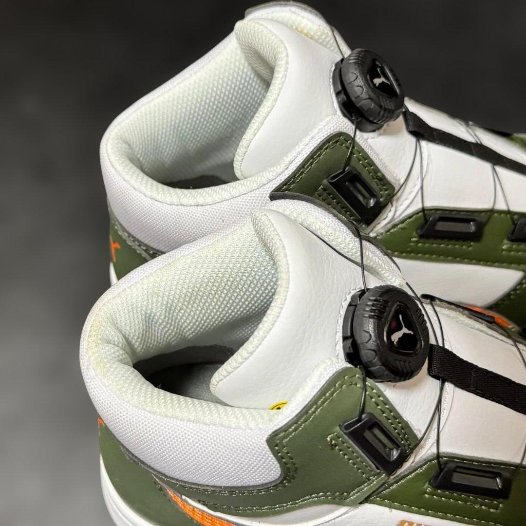 PUMASAFETY フロントコート ディスク ミッド WH/GR 28.0cm