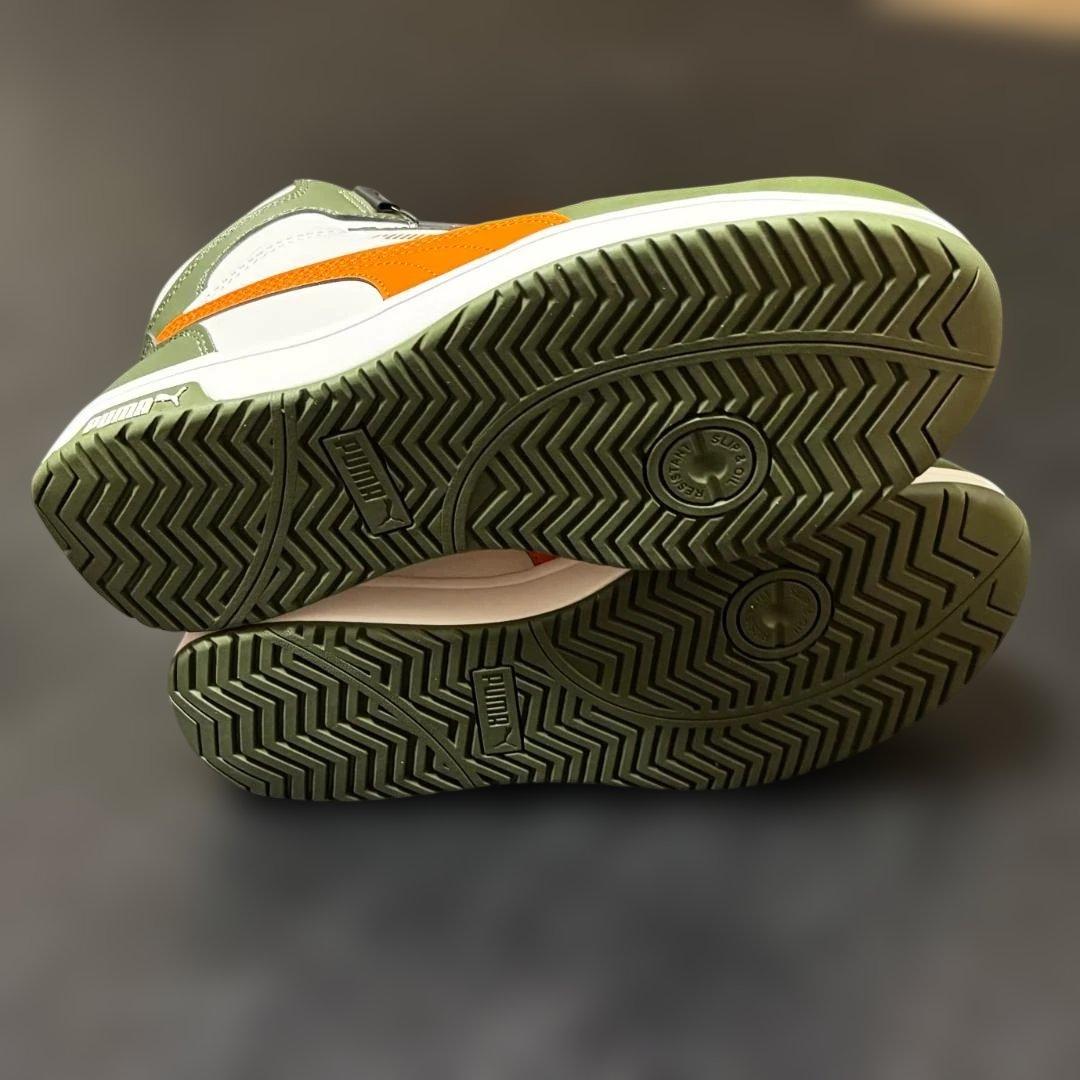 PUMASAFETY フロントコート ディスク ミッド WH/GR 28.0cm