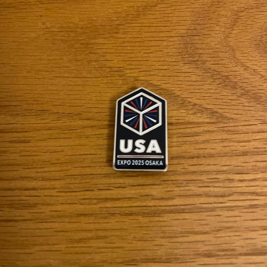 バラ売り可！】万博のピンバッジ アメリカパビリオン！5個セット
