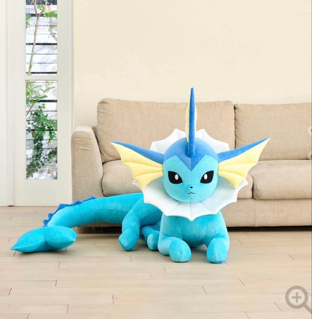 ポケモンセンター限定 シャワーズ 等身大ぬいぐるみ ブイズ 寝そべり