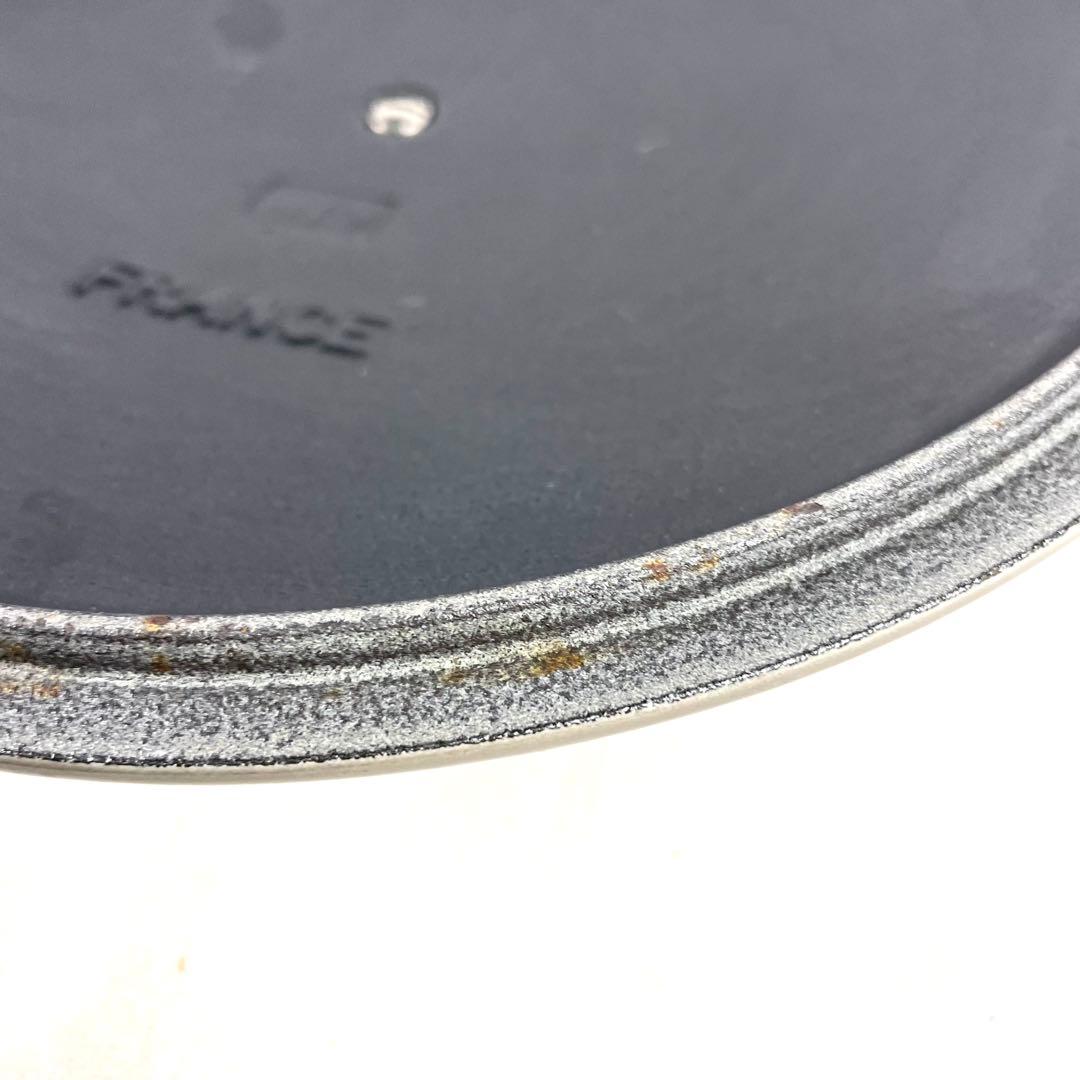 ル・クルーゼ 両手鍋 ココットロンド 22 3.3L 金 ゴールド つまみ