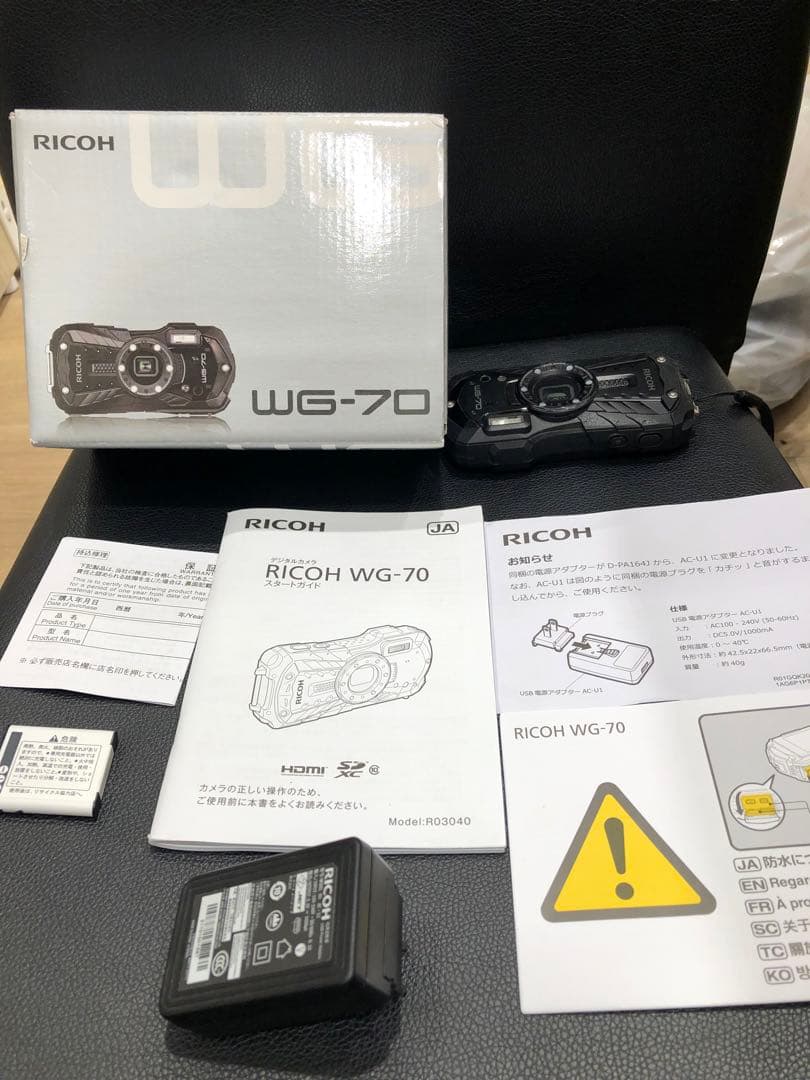 RICOH WG-70 コンパクトデジタルカメラ　コンデジ　防水　耐衝撃 Amazon | RICOH WG-70 オレンジ リコー本格防水デジタルカメラ 14m防水